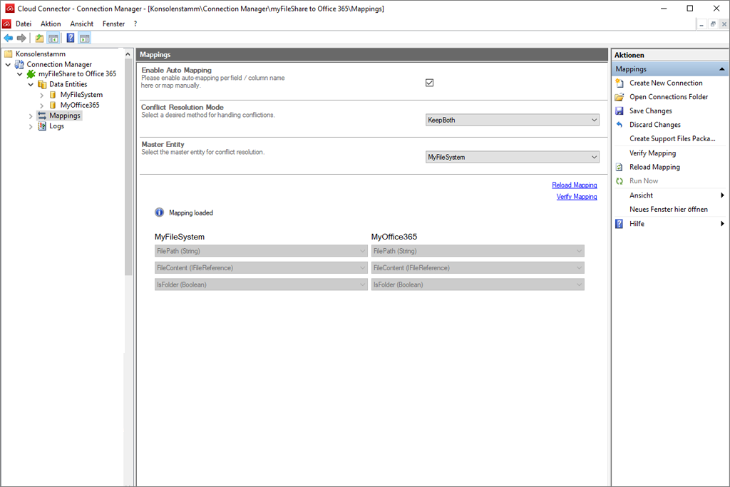 Layer2-Cloud-Connector-Sample-Mapping-1024 Screenshot of mapping sample in Layer2 Layer2 Cloud Connector Mappings.