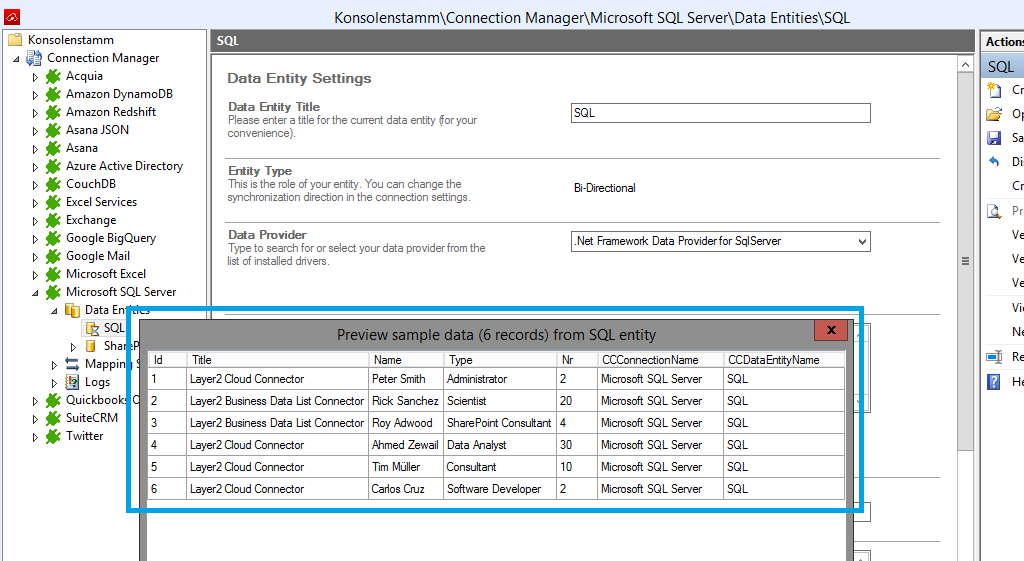 SQL Server Integration And Synchronization